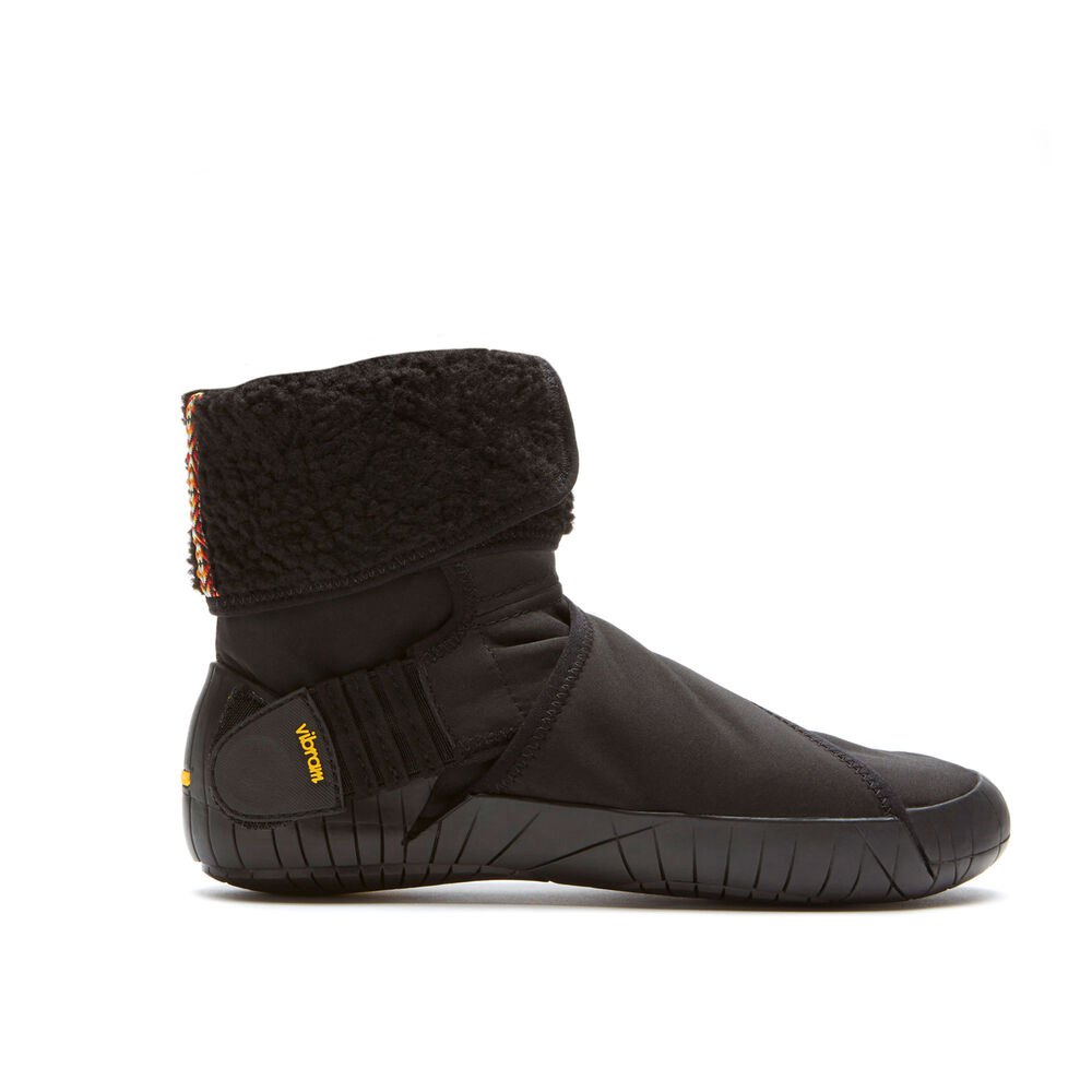 Vibram Furoshiki Dame Støvler Sort - New Yorker Mid - 2043DJVYU